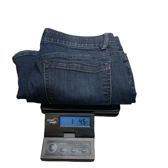 Democracy Ab Solution Women Dark Washed Denim Flare Bootcut Jeans Size 12 - Picture 5 of 5